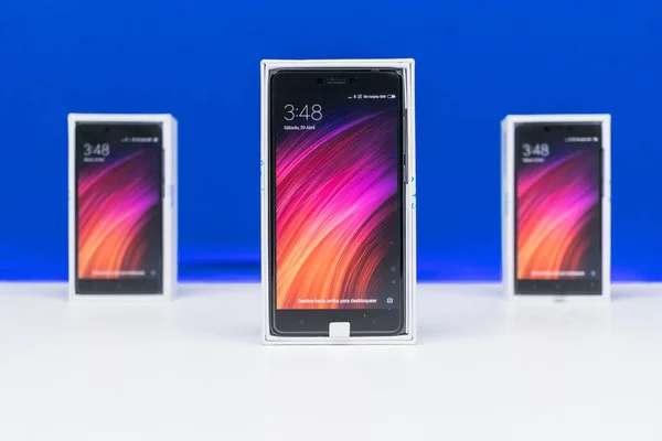 Smartphone Xiaomi Faible Coût Fabriqué Chine — Photo