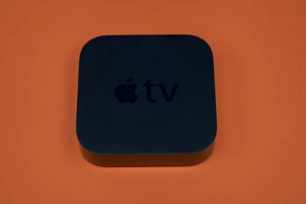 New Apple Tv Media Streaming Player Microconsole Unboxing Stock Photo -  Download Image Now - iStock