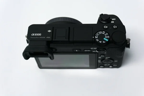Câmara Sony Alpha A6500 Mirrorless — Fotografia de Stock