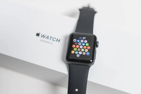 Apple Watch Box 图库图片