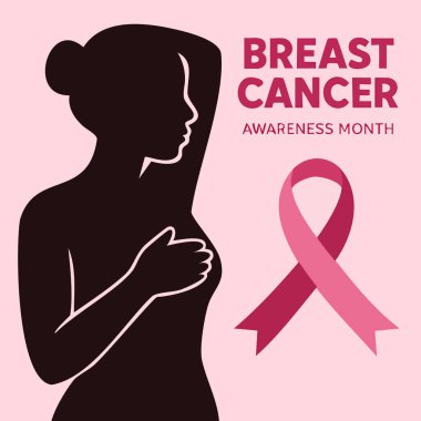 Göğüs kanseri farkındalığı kavramı. Çeşitli kadınlar ve pembe kurdele sembolü 66.