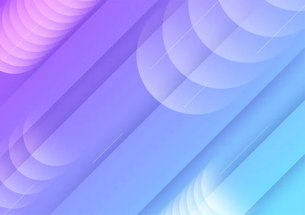 Modern Blue Purple Orange Green Gradient Geometric Shape Background — Stock Vector