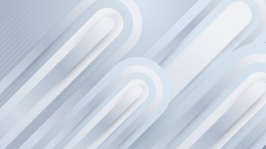 Tasarım broşürü, web sitesi ve broşür için soyut beyaz monokrom vektör arkaplanı. Sertifika, sunum, iniş sayfası için Geometrik beyaz duvar kağıdı