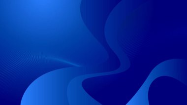 Vektör soyut, bilim, fütürist, enerji teknolojisi konsepti. Işık ışınlarının dijital görüntüsü, mavi ışık, hız ve hareket bulanıklığı olan çizgiler koyu mavi arkaplan üzerinde