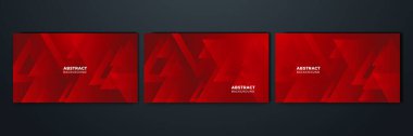 abstract red background minimal, abstract creative overlap digital background, modern landing page concept vector.