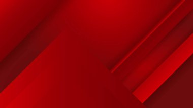 Teknoloji, iş tasarımı, sunum arkaplanı için kırmızı arkaplan çizimi