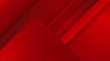 Teknoloji, iş tasarımı, sunum arkaplanı için kırmızı arkaplan çizimi