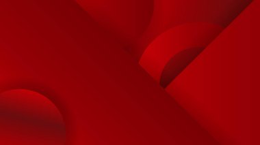 Teknoloji, iş tasarımı, sunum arkaplanı için kırmızı arkaplan çizimi