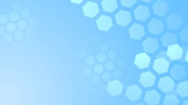 Soyut açık mavi arkaplan. Vektör soyut grafik tasarım pankart şablonu.