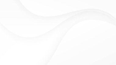 Beyaz arkaplanda soyut gri çember çizgileri