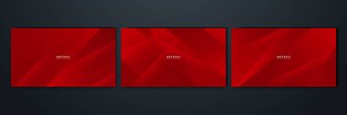 abstract red background minimal, abstract creative overlap digital background, modern landing page concept vector.
