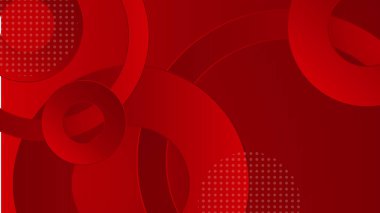 Çizgili soyut kırmızı vektör arka planı