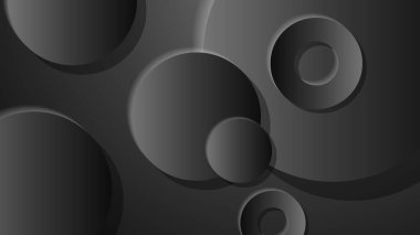 Soyut siyah arkaplan. Vektör soyut grafik tasarım pankart şablonu.