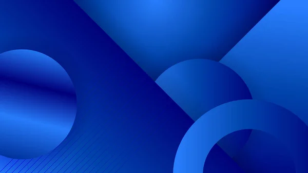 Conception Bannière Avec Motif Rayures Bleu Foncé Diagonale Fond Bleu — Image vectorielle