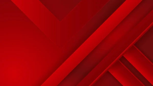 Abstract Red Background Minimal Abstract Creative Overlap Digital Background Modern — Vetor de Stock