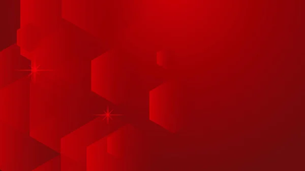 Rote Hintergrundvektordarstellung Für Technologie Business Design Präsentationshintergrund — Stockvektor