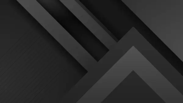 抽象黒の背景 ベクトル抽象グラフィックデザインバナーパターン背景テンプレート — ストックベクタ