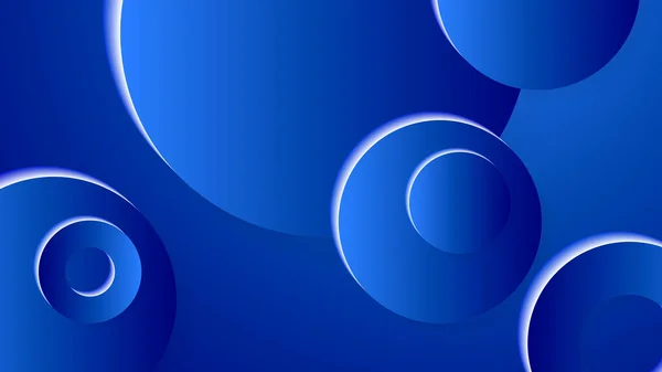 Абстрактний Синій Плакат Динамічним Тлом Технологічна Мережа Векторні Ілюстрації — стоковий вектор