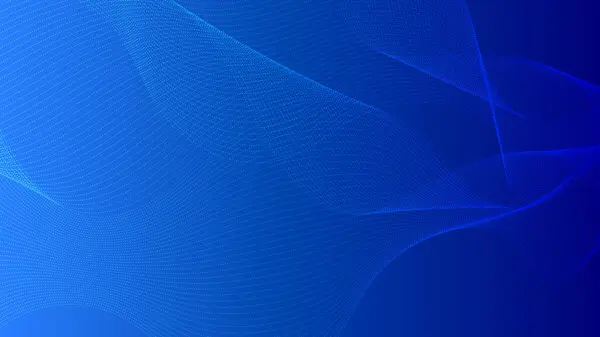 Bleu Abstrait Fond Géométrique Cercle Ondulé Couche Concept — Image vectorielle