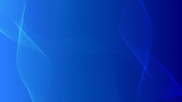 青色の抽象的な背景ベクトルと空のテキスト空間 — ストックベクタ