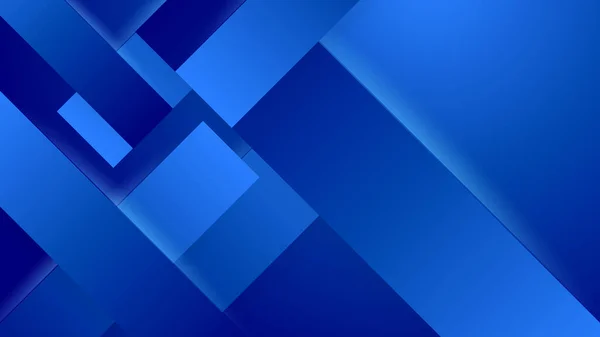 Moderní Abstraktní Modré Vlnité Pozadí Linií Vln Lze Použít Pro — Stockový vektor