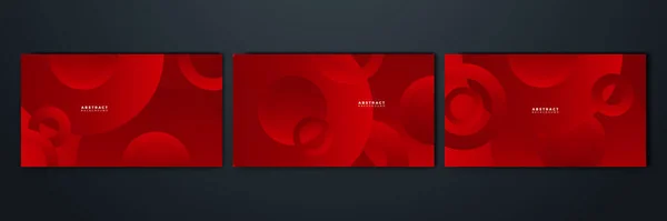 テキストのストライプとスペースを持つ抽象的な赤の背景 — ストックベクタ