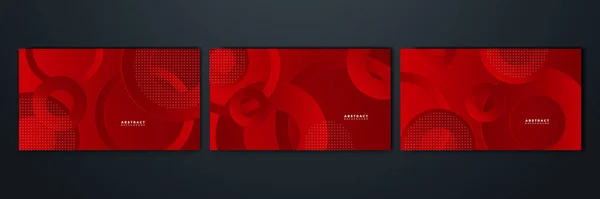 ストライプ付きの抽象的な赤いベクトルの背景 — ストックベクタ