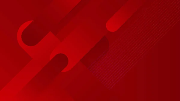Fond Rouge Abstrait Illustration Vectorielle — Image vectorielle