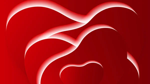 Geometrik Şekilli Soyut Kırmızı Arkaplan Doku Dekorasyonu Vektör Illüstrasyonu — Stok Vektör