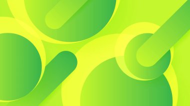 Soyut yeşil arkaplan. Vektör soyut grafik tasarım pankart şablonu.