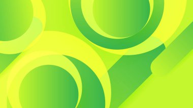 Soyut yeşil arkaplan. Vektör soyut grafik tasarım pankart şablonu.