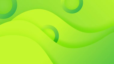 Soyut yeşil arkaplan. Vektör soyut grafik tasarım pankart şablonu.