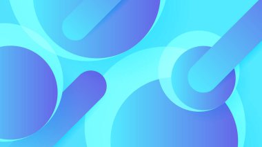 Soyut açık mavi arkaplan. Vektör soyut grafik tasarım pankart şablonu.