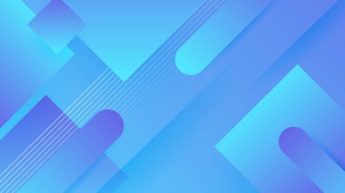 Soyut açık mavi arkaplan. Vektör soyut grafik tasarım pankart şablonu.