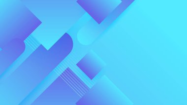 Soyut açık mavi arkaplan. Vektör soyut grafik tasarım pankart şablonu.