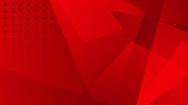 Kırmızı gradyan kutusu soyut arkaplan vektör sunum tasarımı