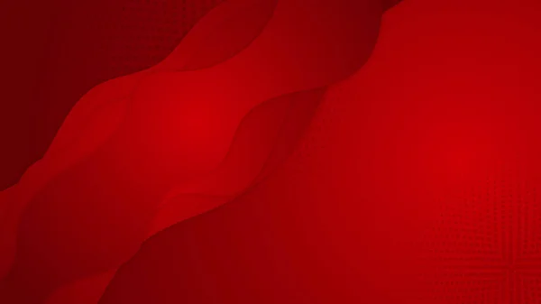 Abstrakt Röd Bakgrund Med Vågiga Kurva Textur Dekoration Element — Stock vektor