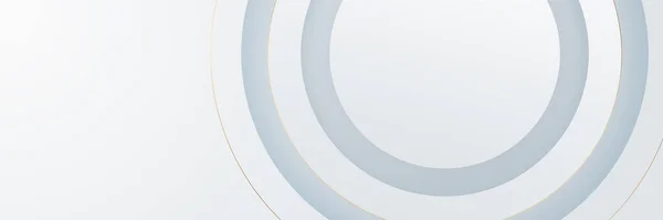 Lignes Abstraites Sur Fond Blanc Bannière — Image vectorielle