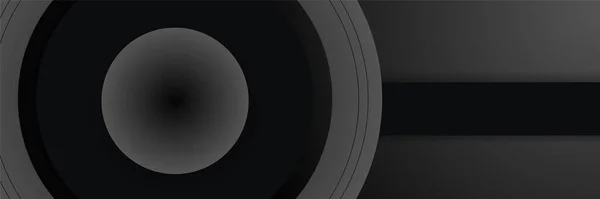 Абстрактное Черное Знамя Предназначен Фона Обоев Плаката Брошюры Открытки Веб — стоковый вектор
