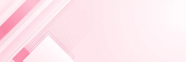 摘要粉色横幅 专为背景 小册子 社交媒体 广告等设计 矢量图解设计模板 — 图库矢量图片