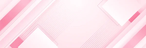 摘要粉色横幅 专为背景 小册子 社交媒体 广告等设计 矢量图解设计模板 — 图库矢量图片