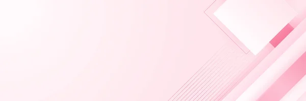 Banner Rosa Abstracto Diseñado Para Fondo Papel Pintado Póster Folleto — Vector de stock
