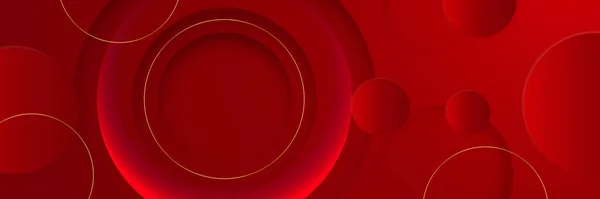 Abstrait Vecteur Luxe Rouge Fond Moderne Concept Créatif Bannière — Image vectorielle