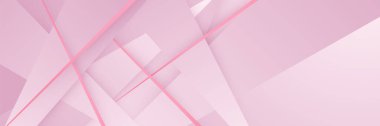 Soyut pembe pankart. Arkaplan, duvar kağıdı, poster, broşür, kart, web, sunum, sosyal medya, reklamlar için tasarlandı. Vektör illüstrasyon tasarım şablonu.