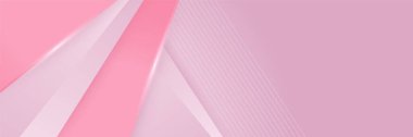 Soyut pembe pankart. Arkaplan, duvar kağıdı, poster, broşür, kart, web, sunum, sosyal medya, reklamlar için tasarlandı. Vektör illüstrasyon tasarım şablonu.