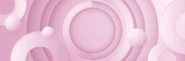 Bannière Rose Abstraite Conçu Pour Fond Papier Peint Affiche Brochure — Image vectorielle