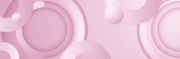 Абстрактный Розовый Баннер Предназначен Фона Обоев Плаката Брошюры Открытки Веб — стоковый вектор