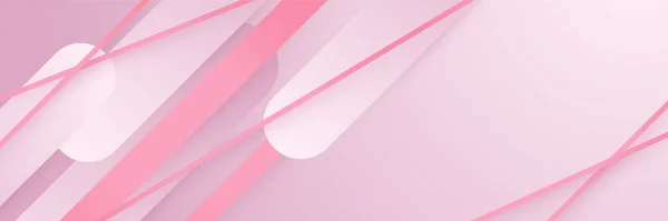 Een Abstracte Roze Vlag Ontworpen Voor Achtergrond Behang Poster Brochure — Stockvector