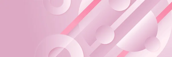 Een Abstracte Roze Vlag Ontworpen Voor Achtergrond Behang Poster Brochure — Stockvector