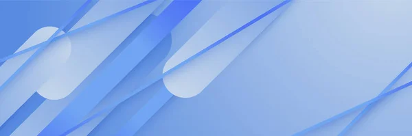 Banner Azul Abstracto Diseñado Para Fondo Papel Pintado Póster Folleto — Vector de stock